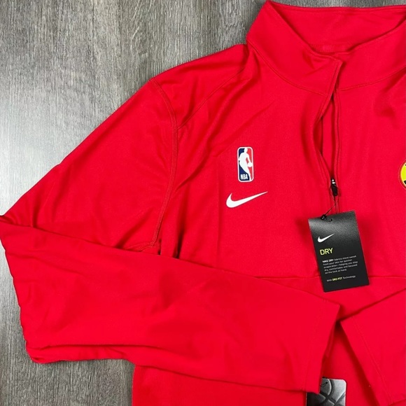 *NWT*Nike Atlanta Hawks 1/4 Zip Warm Up Jacket - Picture 3 of 5